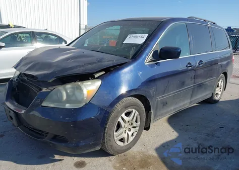 2007 Honda Odyssey Ex-L from USA, damaged, VIN 5FNRL38787B118987